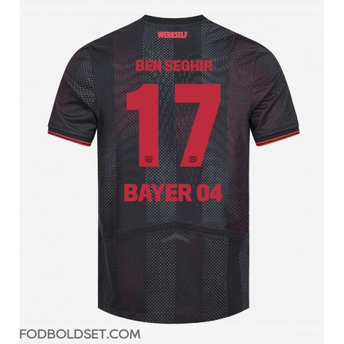 Bayer Leverkusen Eliesse Ben Seghir #17 Hjemmebanetrøje 2025-26 Kortærmet